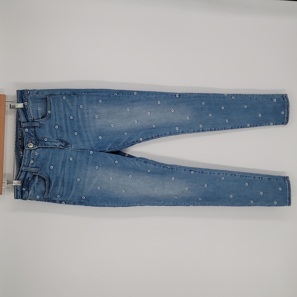 American Eagle Floral Embroidered Jeggings #8508